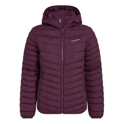 (12 UK, Beet) Craghoppers Womens/Ladies Compresslite VIII Hooded Padded Jacket