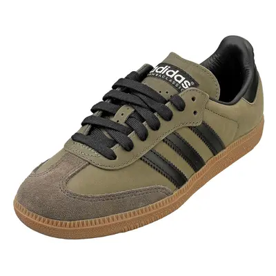 (5) adidas Samba Og Mens Fashion Trainers in Olive Black