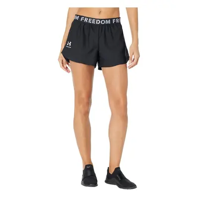 Under Armour Women's New Freedom Playup Shorts Black (001)/Red Large