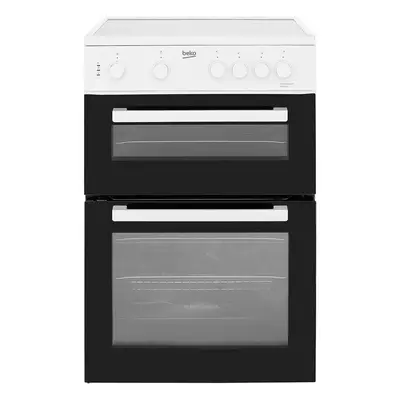 Beko KTC611W 60cm Electric Cooker with Ceramic Hob - White