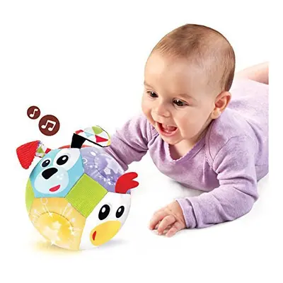 Baby Lights N' Music Friends Ball By Yookidoo. A Soft Newborn Musical Ball Toy with Flashing Sta