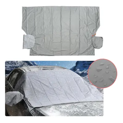 Magnetic Car Windscreen Cover Anti Snow Frost Ice Cotton Thickended with Mirror Protector