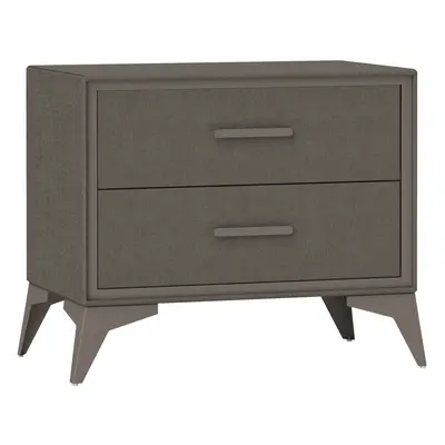 HOMCOM Drawer Chest of Drawers, Fabric Dresser with Steel Frame, Brown