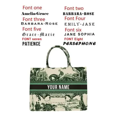 (19 Printed handbag, 42X32X10CM) Handbag lady Personalized Fashion Printing Large Capacity Canva