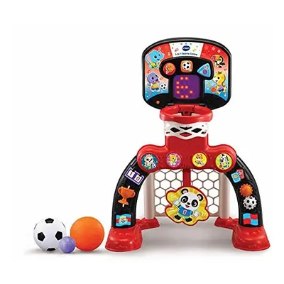 VTech 3-in-1 Sports Centre, Baby Interactive Toy with Colours and Sounds, Educational Games for 