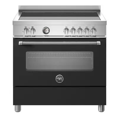 Bertazzoni Master Series 90cm Electric Range Cooker with Induction Hob - Nero - A Rated