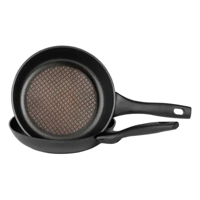 Prestige Nesting Cookware Frying Pan with Multi Size Lid - & 26cm - Pack of