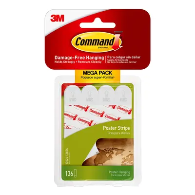 Command Poster Strips Damage Free Hanging Poster Hangers No Tools Wa