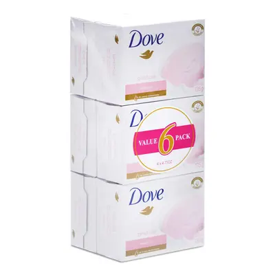 Dove Beauty Cream Bar Soaps Pink/Rosa - 135g / 4.76oz x Pack6