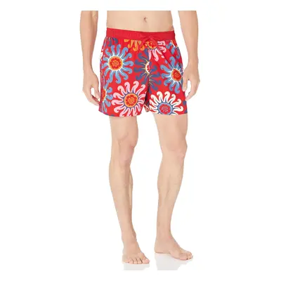 adidas Men's Standard X Farm Unitefit Length Swim Shorts Vivid Red/Wh