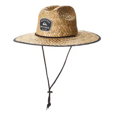 Quiksilver mens Outsider Lifeguard Beach Straw Sun Hat Black Marble Large-X-Large US