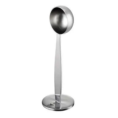 Gefu - Coffee tamper with TAMINO measuring spoon - Silver