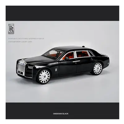 (Black) New 1/18 Rolls-Royce Phantom Alloy Luxy Car Model Diecast Metal Toy