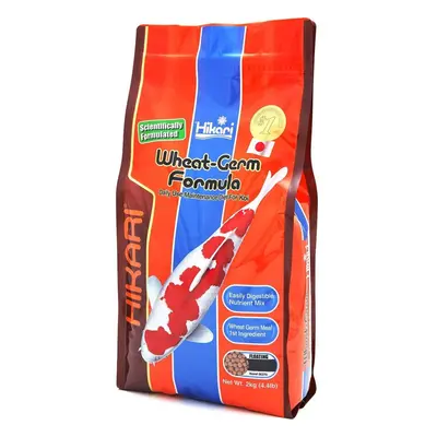 (2Kg, Small) HIKARI WHEATGERM PELLETS MINI MEDIUM LARGE FOOD 2KG 5KG POND KOI GOLDFISH