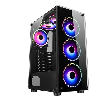 Gaming PC Tower: Ryzen 5600GB / RTX4060 8GB / 16GB DDR4 RAM / 256GB SSD + 1TB HDD / 500W 80+ PSU