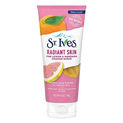 St. Ives Radiant Skin Pink Lemon and Mandarin Orange Face Scrub oz (Pack of 2)