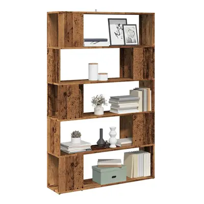 vidaXL Book Cabinet/Room Divider Old Wood 100x24x155 cm