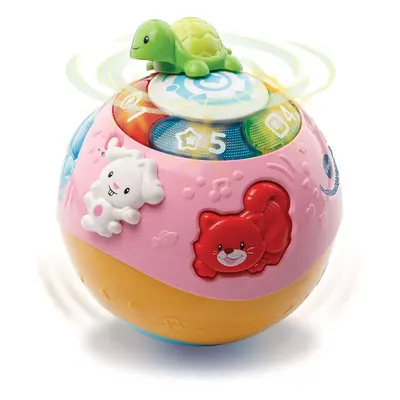 (Pink) VTech Crawl & Learn Baby Activity Ball, Baby Play Centre, Educational Baby Musical Toy