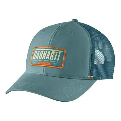 Carhartt Men's Canvas Mesh-Back Outlast Patch Cap Sea Pine