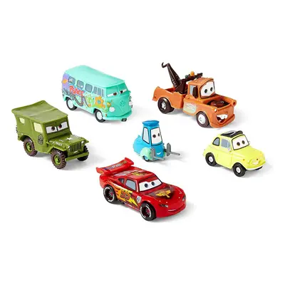 Disney Cars pc Lightning McQueen, Luigi, Guido, Mater, Sarge, Filmor