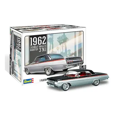 Revell 1962 Chevy Impala 3'N1 1:25 Scale 182-Piece Skill Level Model Car Building Kit