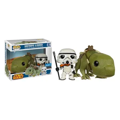 Funko Pop Vinyl Bobblehead, Star Wars Sandtrooper & Dewback Collectible Set