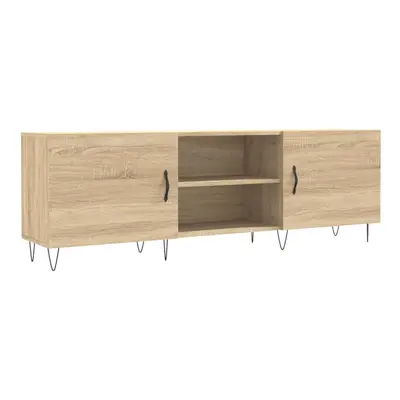 (sonoma oak) vidaXL TV Cabinet TV Console Sideboard Media Console White Engineered Wood