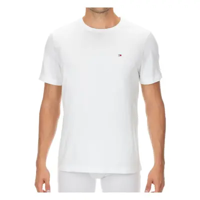 Tommy Hilfiger Men's Flag Crew Neck Tee Classic White Small