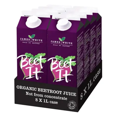 Beet It Organic Beetroot Juice (1 Litre x 8) Picked and Pressed