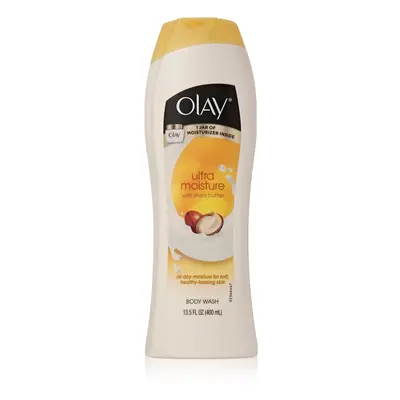 Olay Ultra Moisture Moisturizing Body Wash with Shea Butter 13.5 Oz (Pack of 3)