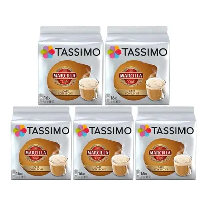 T Discs Marcilla CafÃ© Con Leche (Pack of 5, Drinks)