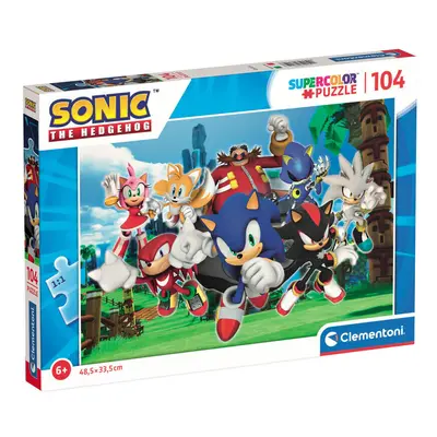 Clementoni Sonic The Hedgehog Puzzle Of Pieces - 34.3 x 24.3 x 3.5 CM