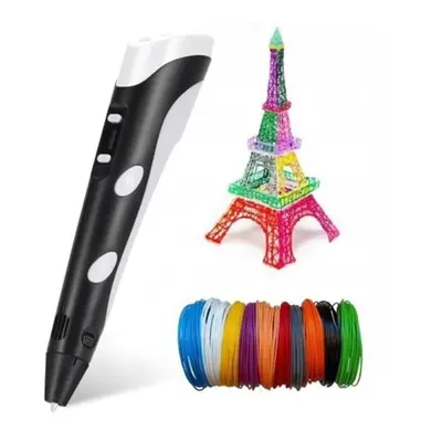 3D Pen, 3D Printing Pen with LCD Screen + 36m PLA ABS Filament Toys