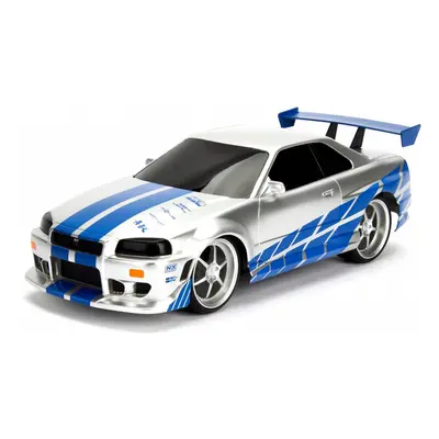 Rc Car Fast & Furious Nissan Skyline Gtr 1:16 Silver