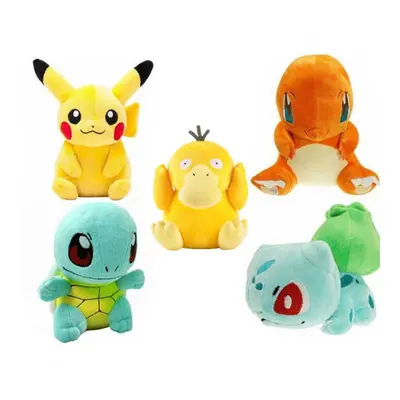 (5pcs) Pokemon Pikachu Squirtle Plush Toy Stuffed Doll