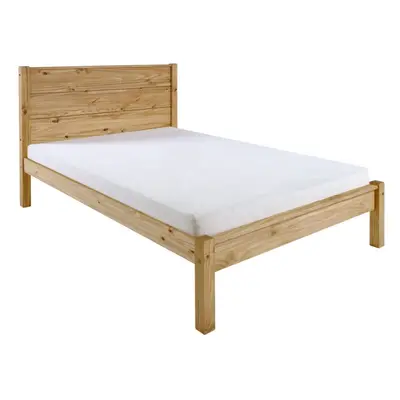 (4ft 6inch Double) Waxed Pine Wooden Bed Frame, Barton 3ft, 4ft6, 5ft