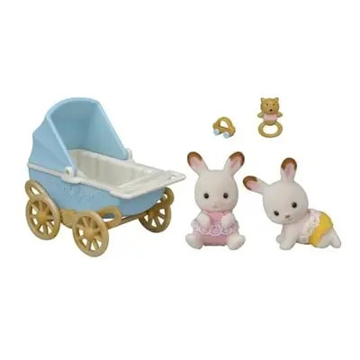 Sylvanian Families Chocolate Rabbit Twins Set