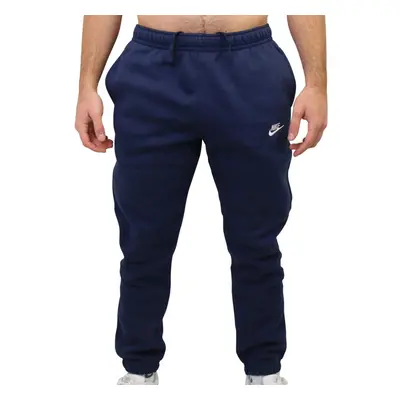 Nike Men's Club Open-Hemmed Pants | Navy | White LG