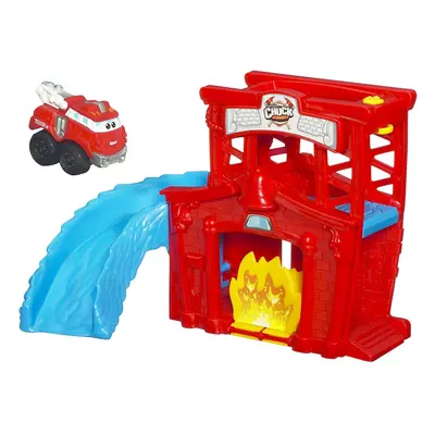 Tonka Chuck & Friends Fire Station Playset With Boomer The Fire Truck