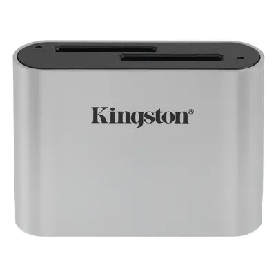 Kingston Technology Workflow SD Reader card reader USB 3.2 Gen (3.1 Gen 1) Black, Silver