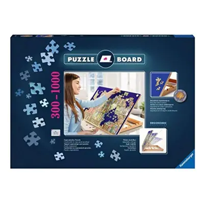 Ravensburger Tabletop Fold Flat Wooden Puzzle Easel - Non-Slip, Felt Work Surface Puzzle Table A