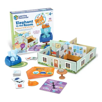 Elephant in the Room Positional Word Activity Set, Ages 4+, Educational Games, Games for Kids 4-