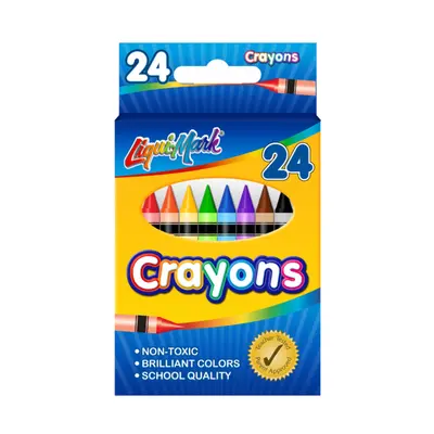 24pk Crayons - Non - Toxic