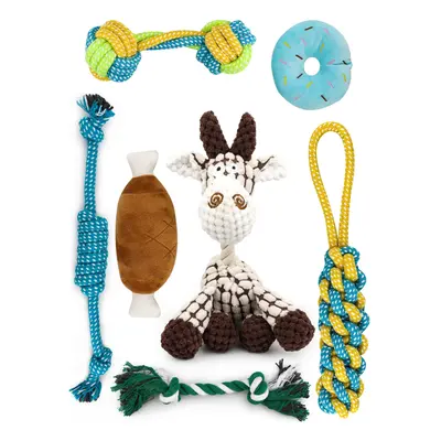 Pet Puppy Toys Gift Set For Small Dogs, Pack Small Dog Toys Cat Toys, Cute Squeaky Dog Toys, Dur