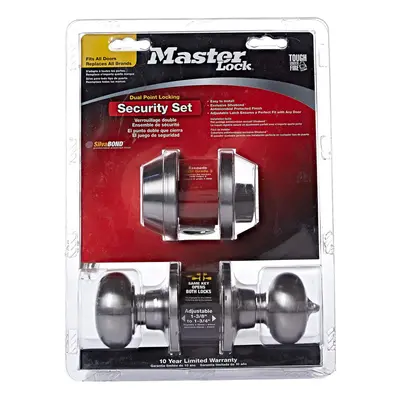 Master Lock BCCO0615 Entry/Deadbolt Satin Nickel