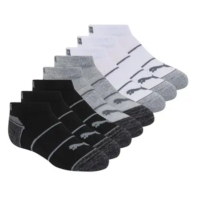 PUMA Unisex child Pack Low cut Socks greyBlack US