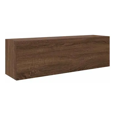 (brown oak, x x cm) vidaXL Bathroom Wall Cabinet Hanging Wall Storage Cupboard Engineered Wood