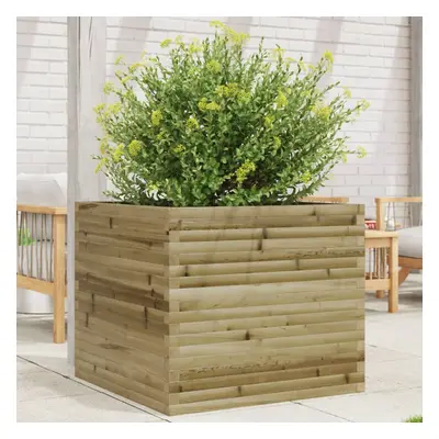 vidaXL Garden Planter 80x80x68.5 cm Impregnated Wood Pine