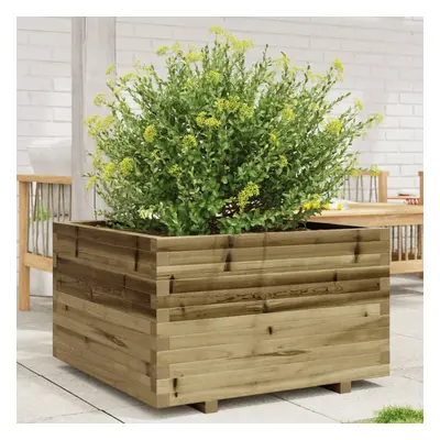 vidaXL Garden Planter Outdoor Flower Pot Planter Pot Impregnated Wood Pine