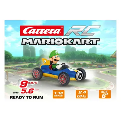 Carrera RC Official Licensed Mario Kart Mach Luigi 1: Scale 2.4 G